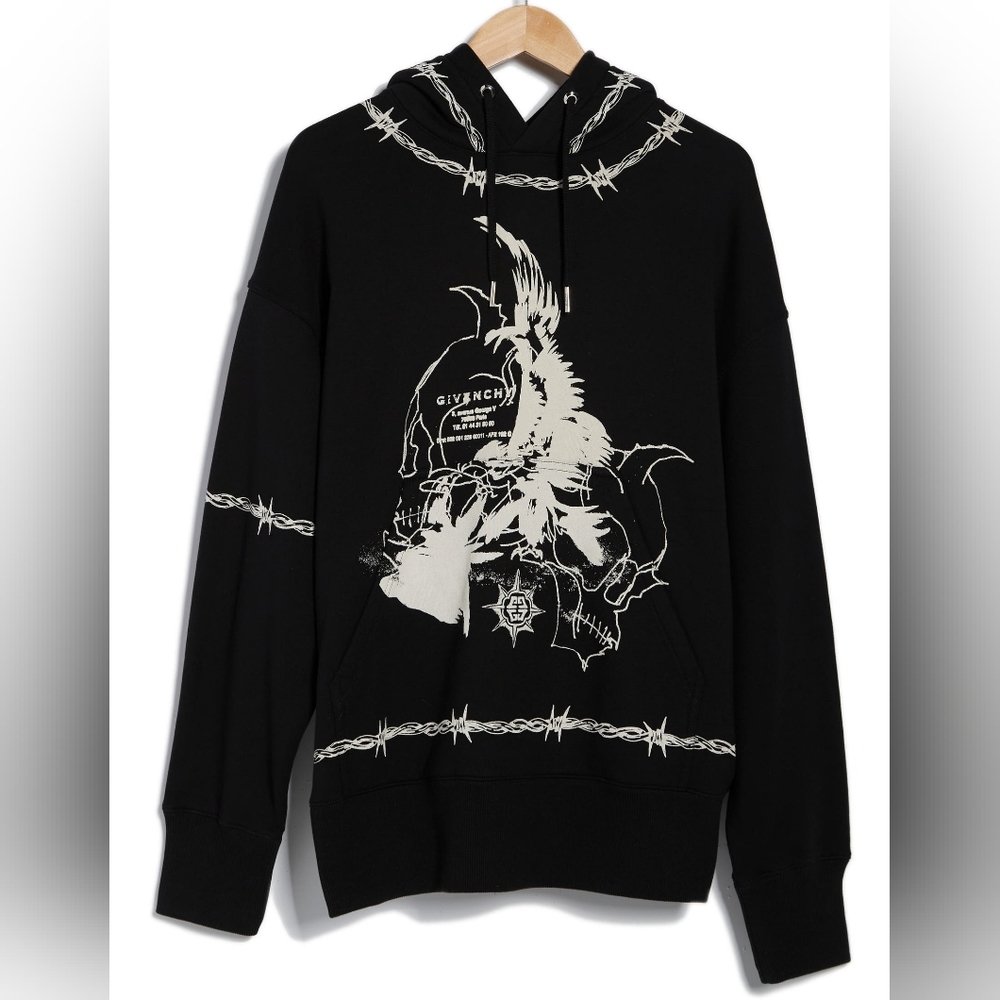GIVENCHY Barbed Eagle Oversized Fit Hoodie XL - New